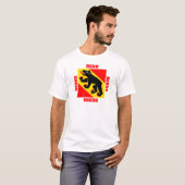Bern Zwitserland Canton Flag T-shirt (Voorkant volledig)
