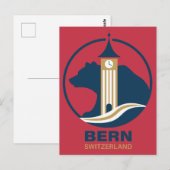 Bern Zwitserland Europa Briefkaart (Voorkant / Achterkant)
