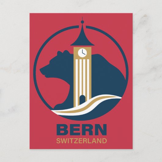 Bern Zwitserland Europa Briefkaart (Voorkant)