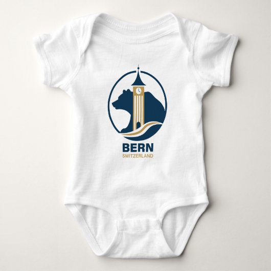 Bern Zwitserland Europa Romper (Voorkant)