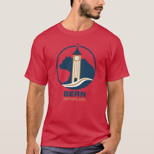 Bern Zwitserland Europa T-shirt (Voorkant)