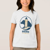 Bern Zwitserland Europa Tri-Blend Shirt (Voorkant)