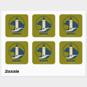 Bern Zwitserland Europa Vierkante Sticker (Vel)