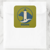 Bern Zwitserland Europa Vierkante Sticker (Tas)