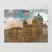 Bern, Zwitserland Europe City Uitzicht Briefkaart (Voorkant)