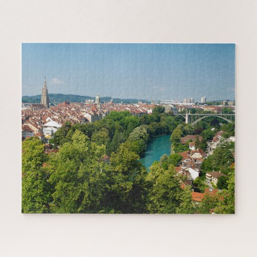Bern Zwitserland Jigzaag Puzzle Legpuzzel (Horizontaal)
