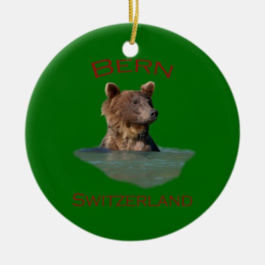 Bern, Zwitserland Keramisch Ornament (Voorkant)