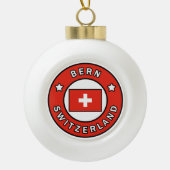 Bern Zwitserland Keramische Bal Ornament (Voorkant)
