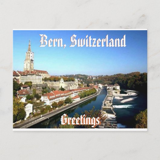 Bern, Zwitserland (Mojisola Gbadamosi) Briefkaart (Voorkant)