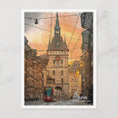 Bern Zwitserland Mooie kleur potlood stad Briefkaart (Voorkant)