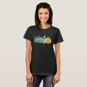 Bern Zwitserland Oude Stad Levendig Reis T-shirt (Voorkant volledig)