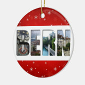 Bern Zwitserland Reisfoto's Kerstmis Keramisch Ornament (Links)