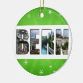 Bern Zwitserland Reisfoto's Kerstmis Keramisch Ornament (Links)
