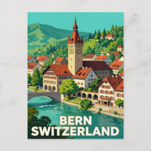 Bern Zwitserland Reizen Historische Monumenten   Briefkaart