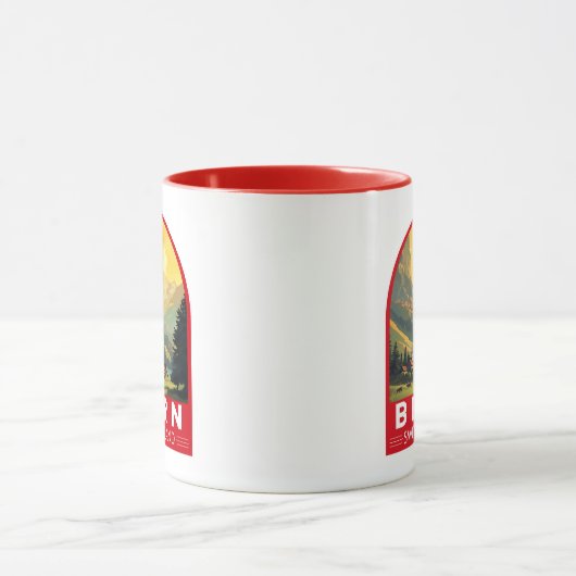 Bern Zwitserland Reizen Kunst Vintage Mok (Midden)