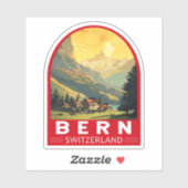 Bern Zwitserland Reizen Kunst Vintage Sticker (Vel)