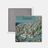 Bern Zwitserland Reizen Souvenir Koelkast Magnet (Voorkant / Achterkant)