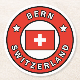 Bern Zwitserland Ronde Kartonnen Onderzetter