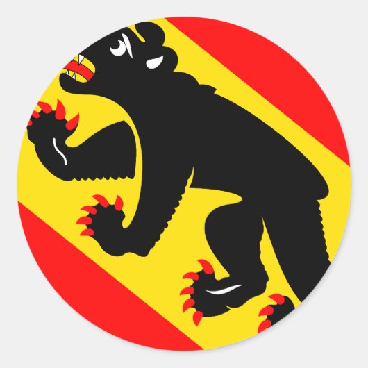 Bern, Zwitserland Ronde Sticker (Voorkant)