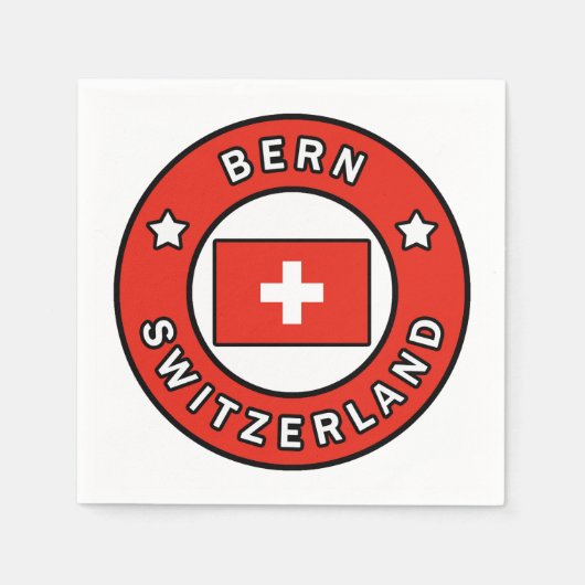 Bern Zwitserland Servet (Voorkant)