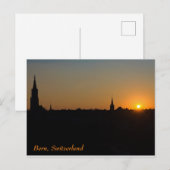 Bern Zwitserland Skyline Briefkaart (Voorkant / Achterkant)