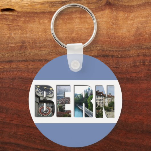 Bern Zwitserland Sleutelhanger (Achterkant)