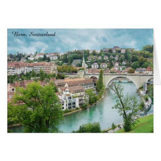 Bern Zwitserland Swiss Photo Aare River (Voorkant Horizontaal)