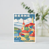 Bern Zwitserland vintage Briefkaart (Staand voorkant)