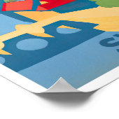 Bern Zwitserland vintage Poster (Hoek)