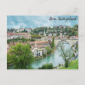 Bern Zwitserland Zwitsers reisfoto Aare Briefkaart (Voorkant)