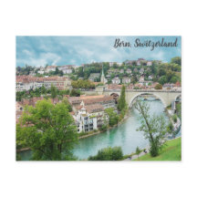 Bern Zwitserland Zwitsers reisfoto Aare