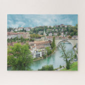 Bern Zwitserland Zwitsers reisfoto Aare Legpuzzel (Horizontaal)