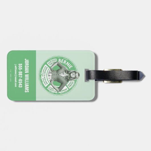 Bernadette Info Graphic Bagagelabel (Achterkant horizontaal)