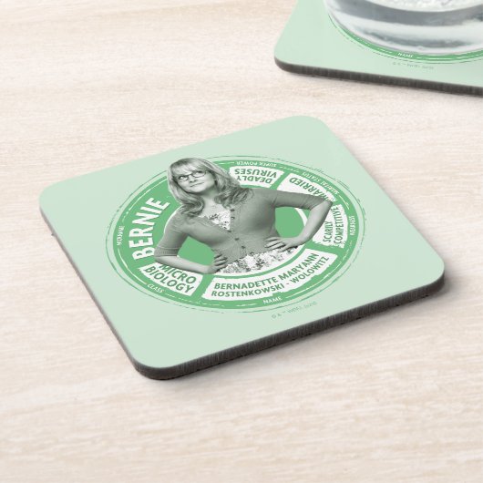 Bernadette Info Graphic Bier Onderzetter (Linkerzijde)