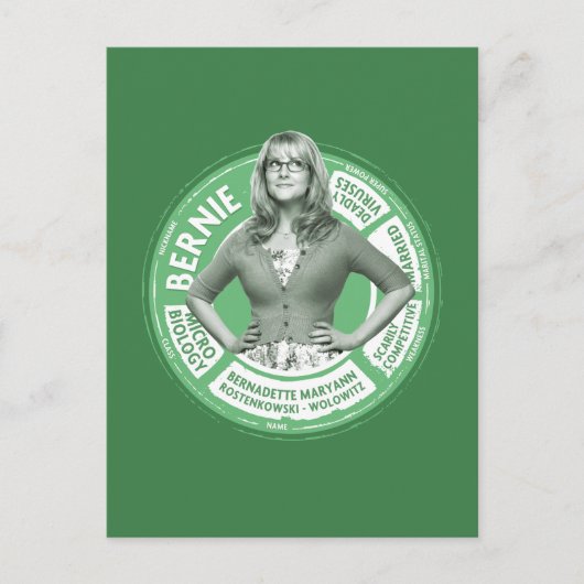 Bernadette Info Graphic Briefkaart (Voorkant)