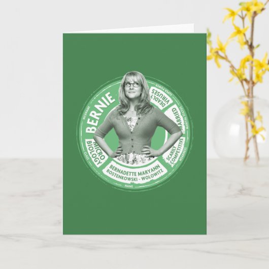 Bernadette Info Graphic Kaart (Gele Bloem)