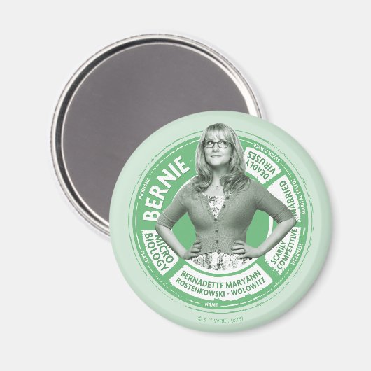Bernadette Info Graphic Magneet (Voorkant / Achterkant)