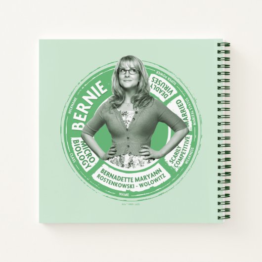 Bernadette Info Graphic Notitieboek (Achterkant)