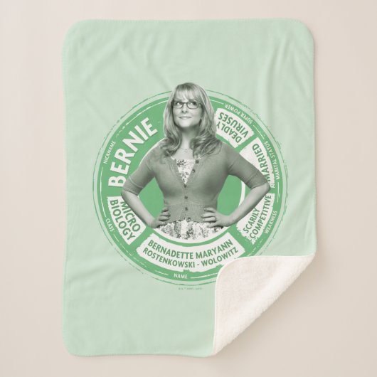 Bernadette Info Graphic Sherpa Deken (Voorkant)