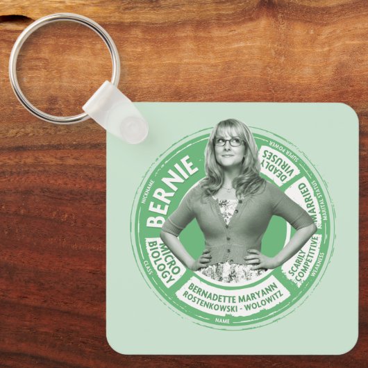 Bernadette Info Graphic Sleutelhanger (Voorkant)