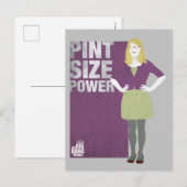 Bernadette | Vermogensgrootte van de pen Briefkaart (Voorkant / Achterkant)