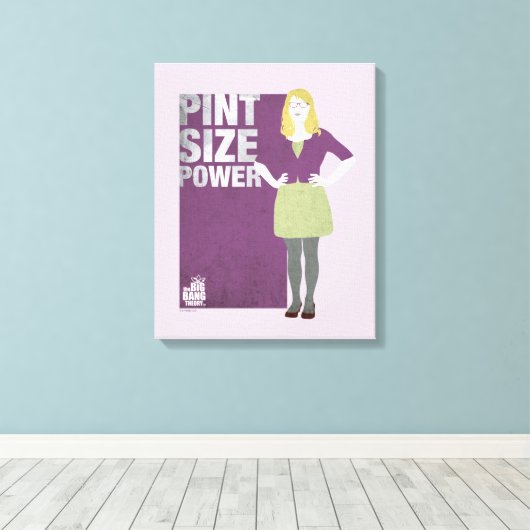 Bernadette | Vermogensgrootte van de pen Canvas Afdruk (Insitu (Houten vloer))