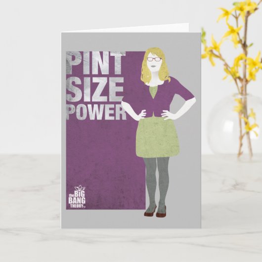 Bernadette | Vermogensgrootte van de pen Kaart (Gele Bloem)