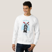 Bernadole Reindeer kerstshirt Trui (Voorkant volledig)