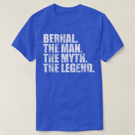 BernalBernal Achternaam Bernal S T-shirt (Design voorkant)