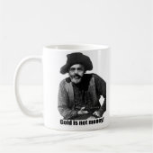 Bernanke - Gold is geen geld Koffiemok (Links)