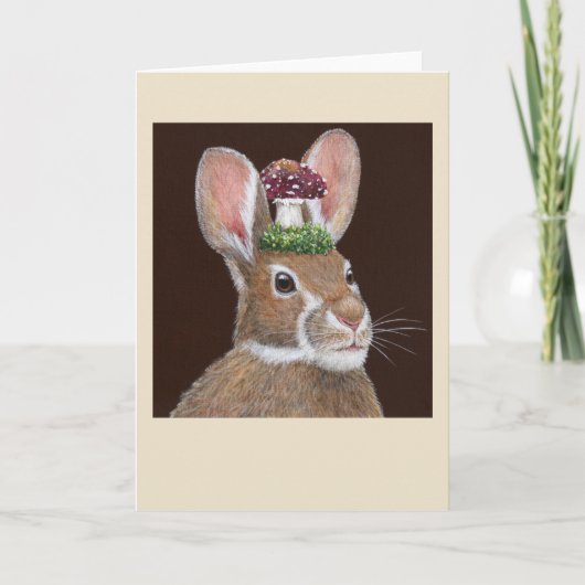 Bernard de bunny card kaart (Voorkant)