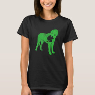 Bernard Dog Distress Shamorck St Patrick's Day T-shirt
