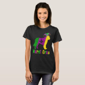 Bernard Dog Lover Mardi Gras Carnival Jester T-shirt (Voorkant volledig)
