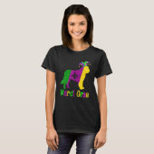 Bernard Dog Lover Mardi Gras Carnival Jester T-shirt (Voorkant volledig)